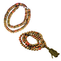 Unakite Necklace Mala